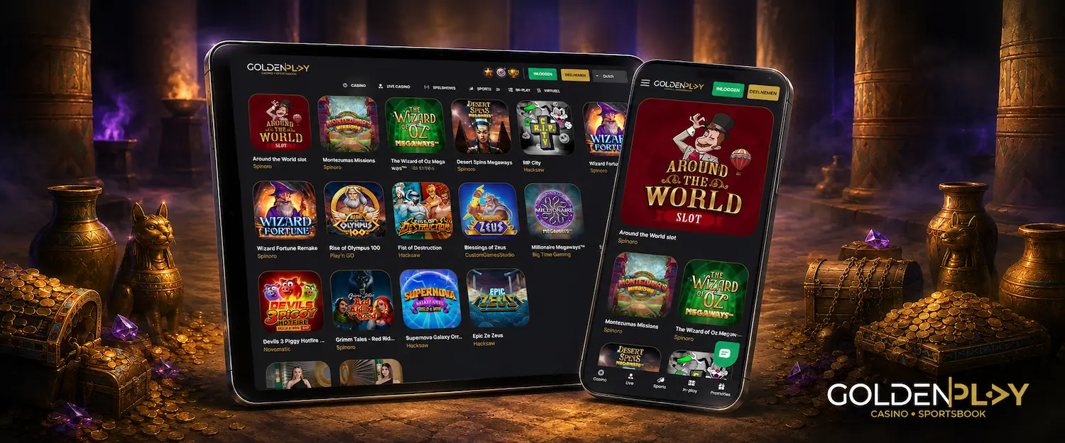 Casinospellen bij Golden Play
